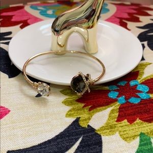 Crystal stacking bracelet